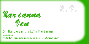 marianna ven business card